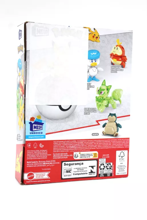 KLOCKI MEGA CON POKEMON - TOWARZYSZE Z PALDEI HPX92