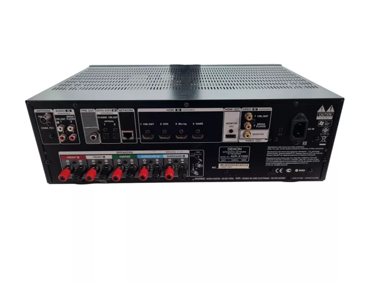 AMPLITUNER DENON AVR X1000 5.1 HDMI 192KHZ / 24-BIT