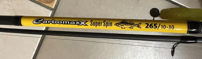 WĘDKA KONGER CARBOMAXX SUPER SPIN+KOŁOWROTEK ABU GARCIA INT 30RD