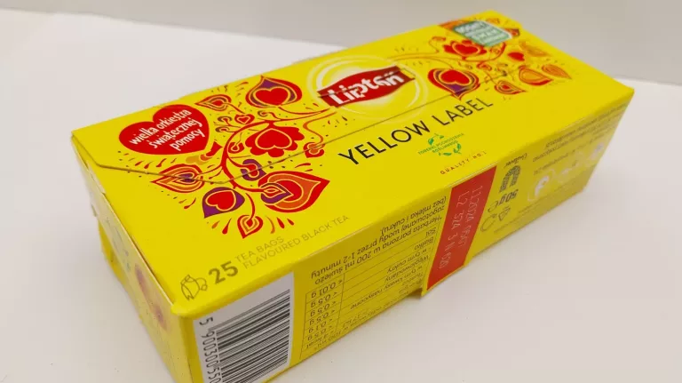 HERBATA CZARNA EKSPRESOWA LIPTON YELLOW LABEL 25 TOREBEK 50G