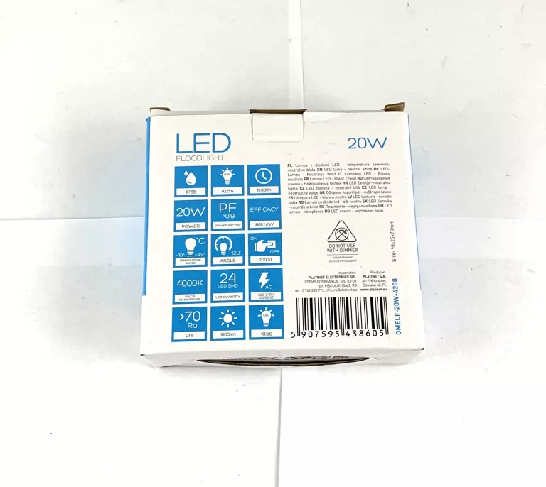 LAMPKA LED OMEGA 4000K 1600 LM