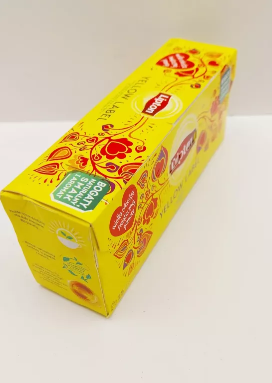 HERBATA CZARNA EKSPRESOWA LIPTON YELLOW LABEL 25 TOREBEK 50G