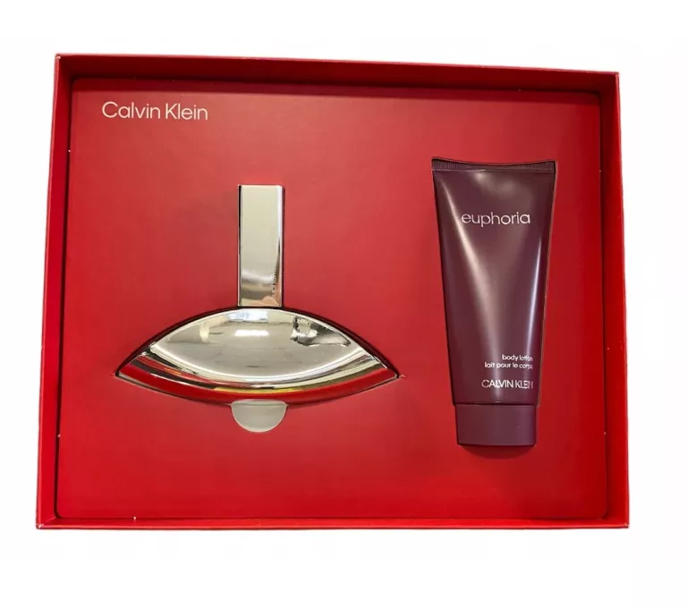 ZESTAW PERFUMY DAMSKIE CK CALVIN KLEIN EUPHORIA EDP 100ML + BALSAM 100ML