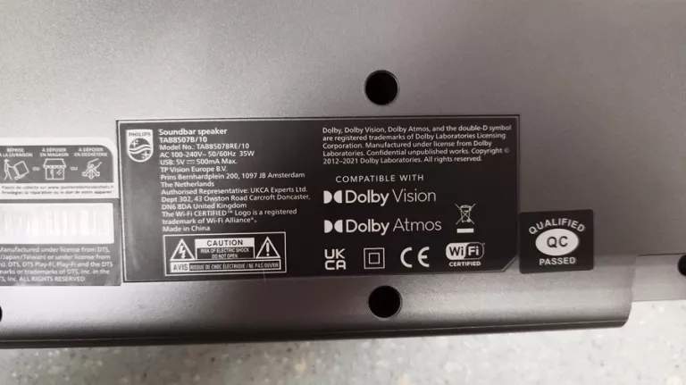 SOUNDBAR PHILIPS 8000 SERIES TAB8507B/10