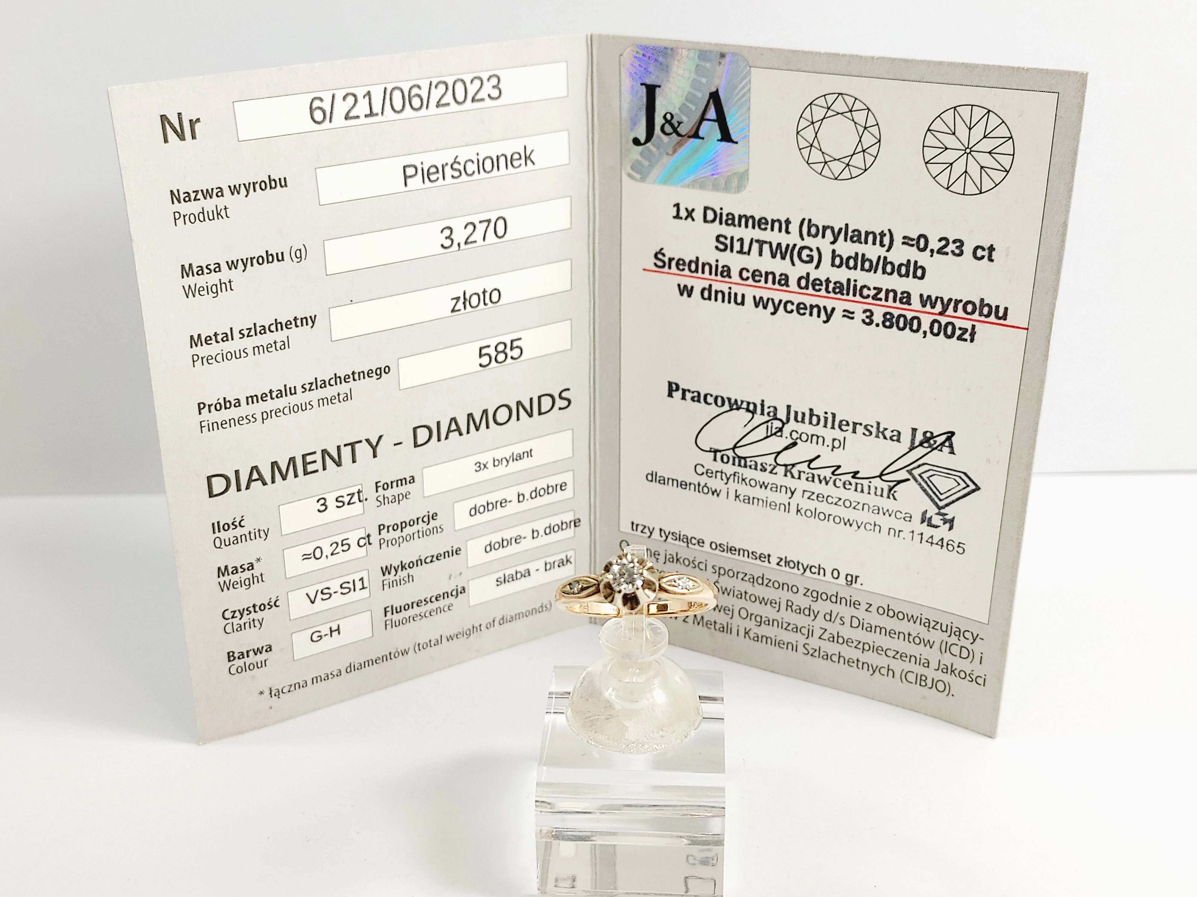 zloty-pierscionek-brylanty-025ct-327g-585-roz14-certyfikat-ean-gtin-5903710568752