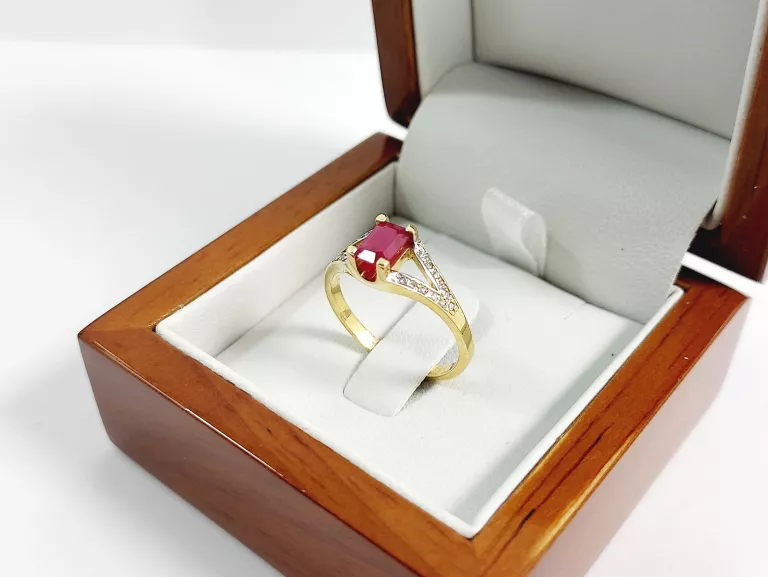 zloty-pierscionek-z-rubinem-075ct-i-brylantami-011ct-291g-roz16-585-rodzaj-2205-2