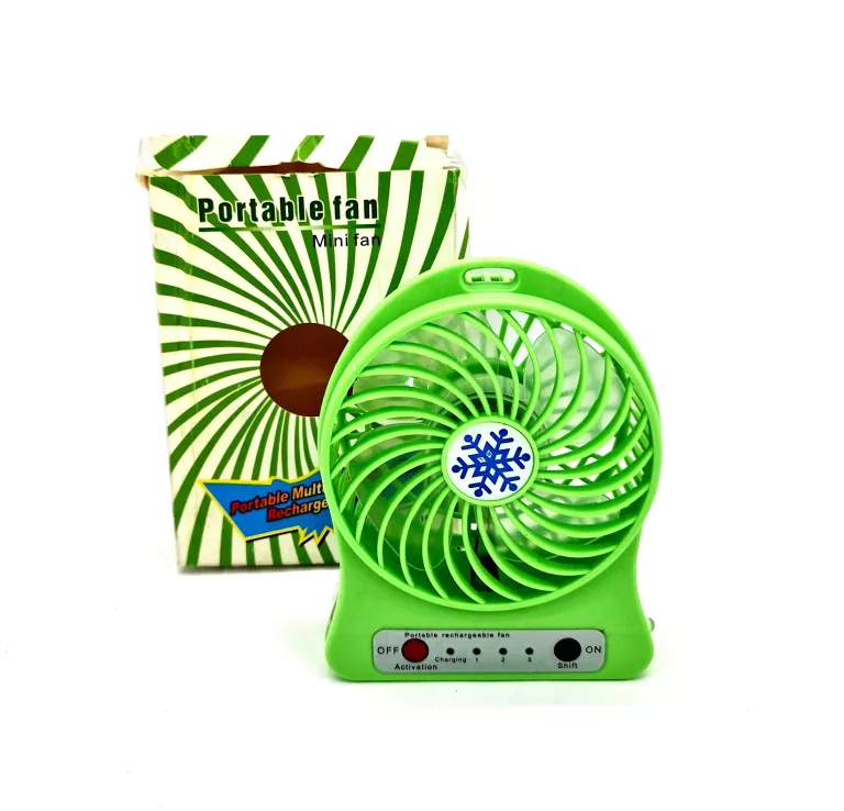 WENTYLATOR BIURKOWY 14CM USB + AKUMULATOR