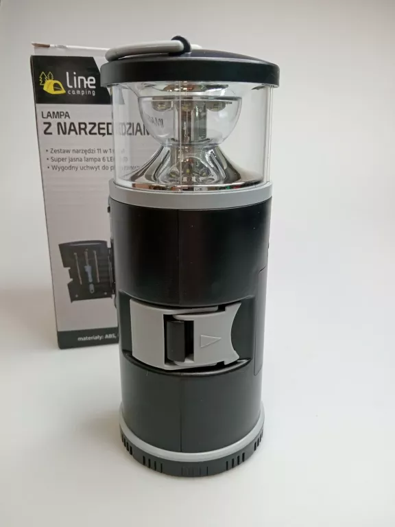 LAMPA Z NARZĘDZIAMI KOMPLET LINE CAMPING