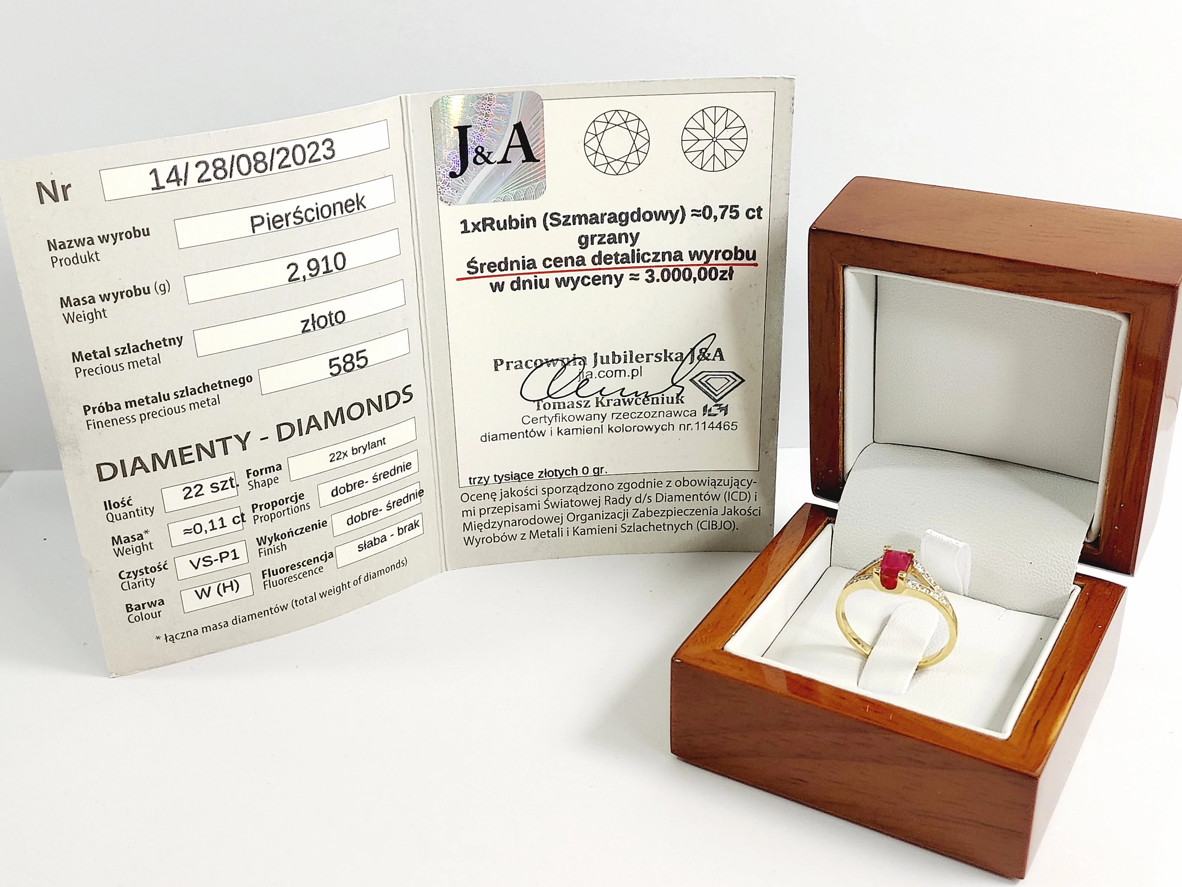 zloty-pierscionek-z-rubinem-075ct-i-brylantami-011ct-291g-roz16-585-ean-gtin-5905868205633