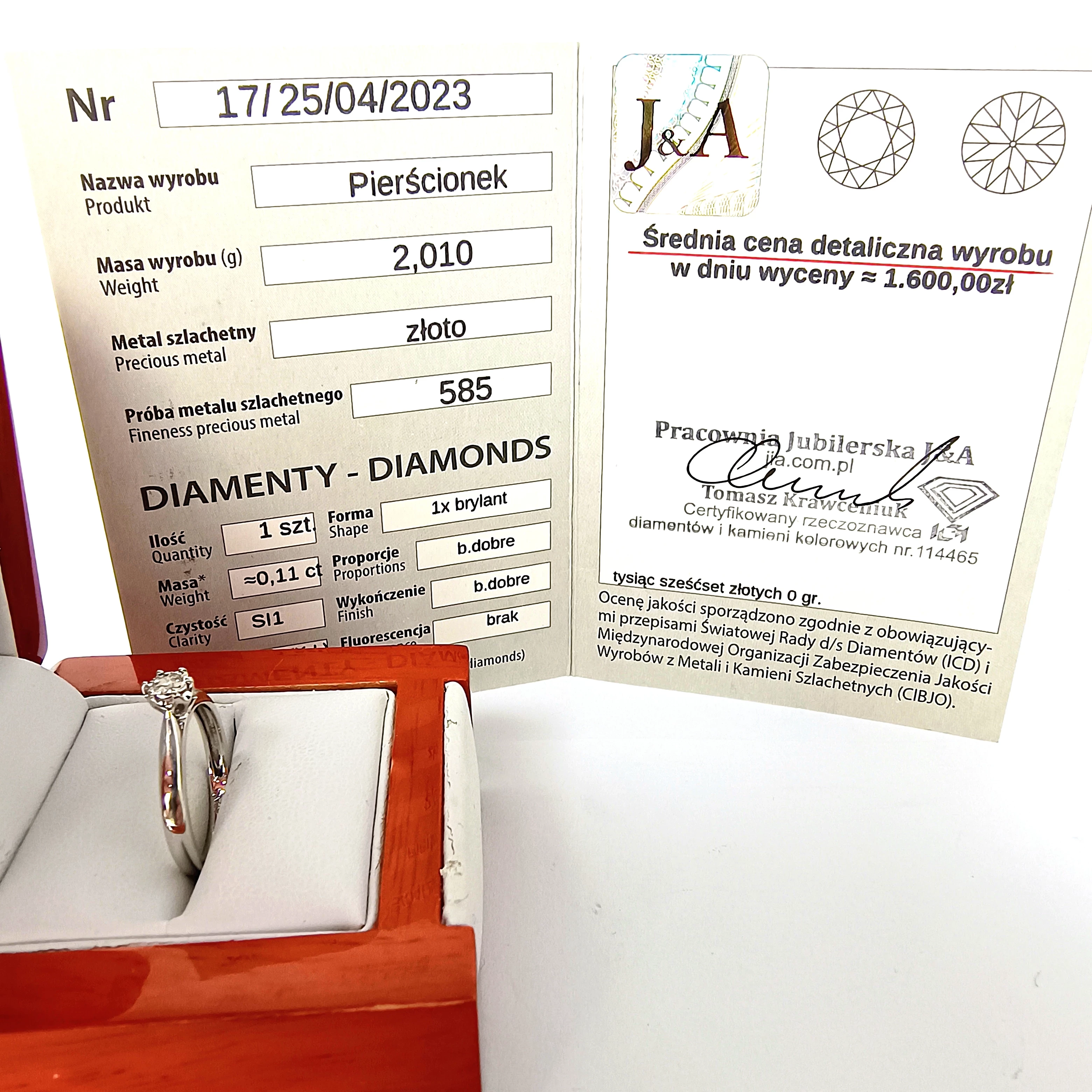 zloty-pierscionek-z-brylantem-585-201g-r13-wycena1600zl-rodzaj-klasyczne