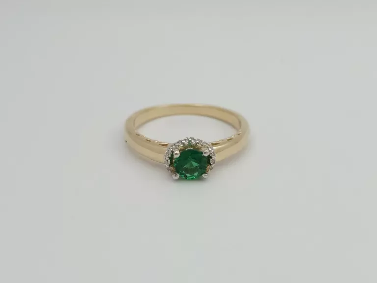 zloty-pierscionek-z-zielona-cyrkonia-585-14k-r16-290g-rodzaj-wyrob-jubilerski