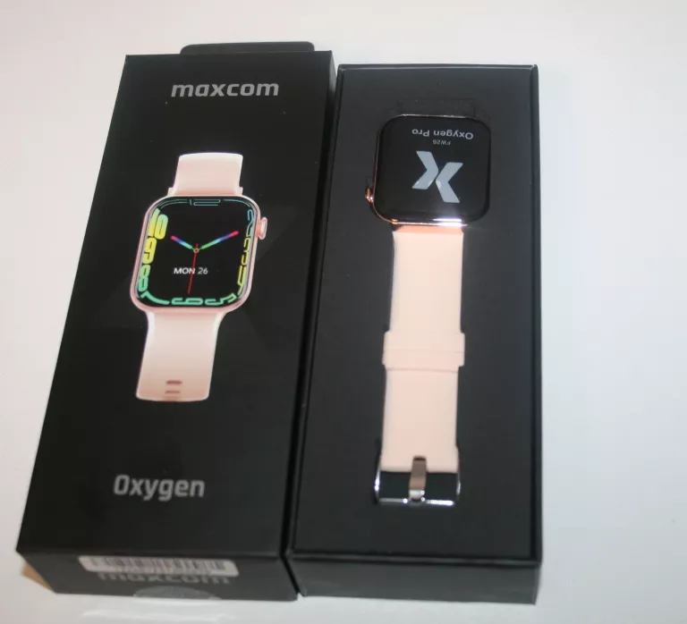 SMARTWATCH MAXCOM OXYGEN FW26 RÓZOWY -NIE DZIAŁA DOTYK