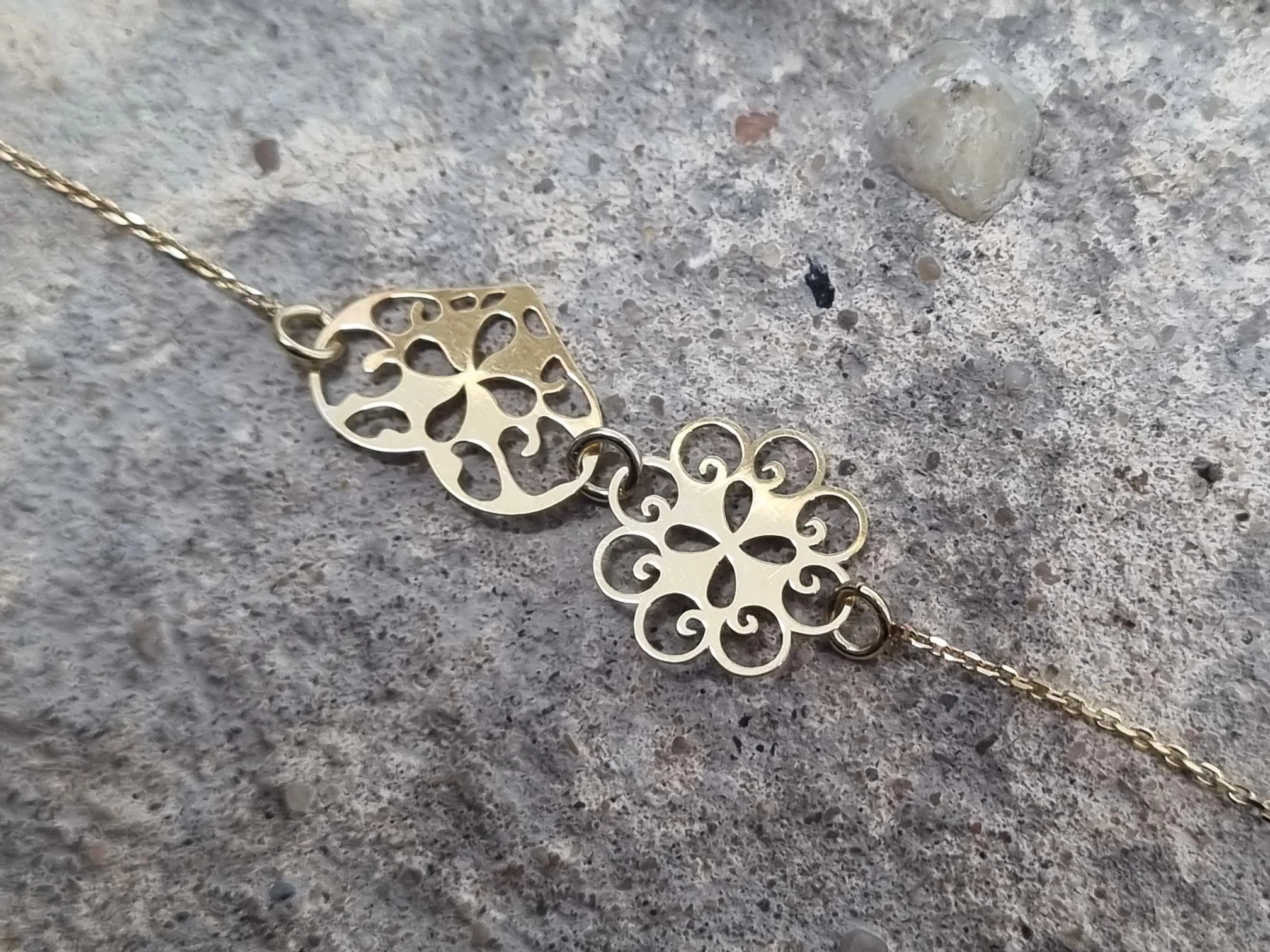 zlota-zlota-bransoletka-serce-kwiat-azur-585-080g-rodzaj-2205-2