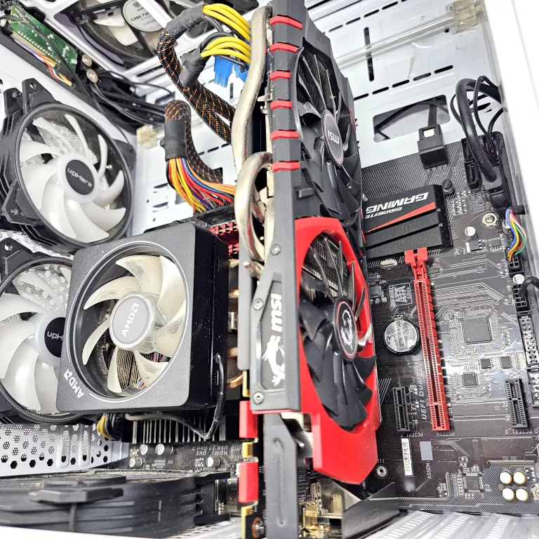PC STACJONARNY GTX 970 + RYZEN 5 2400G 3,4GHZ 16 RAM 1256GB