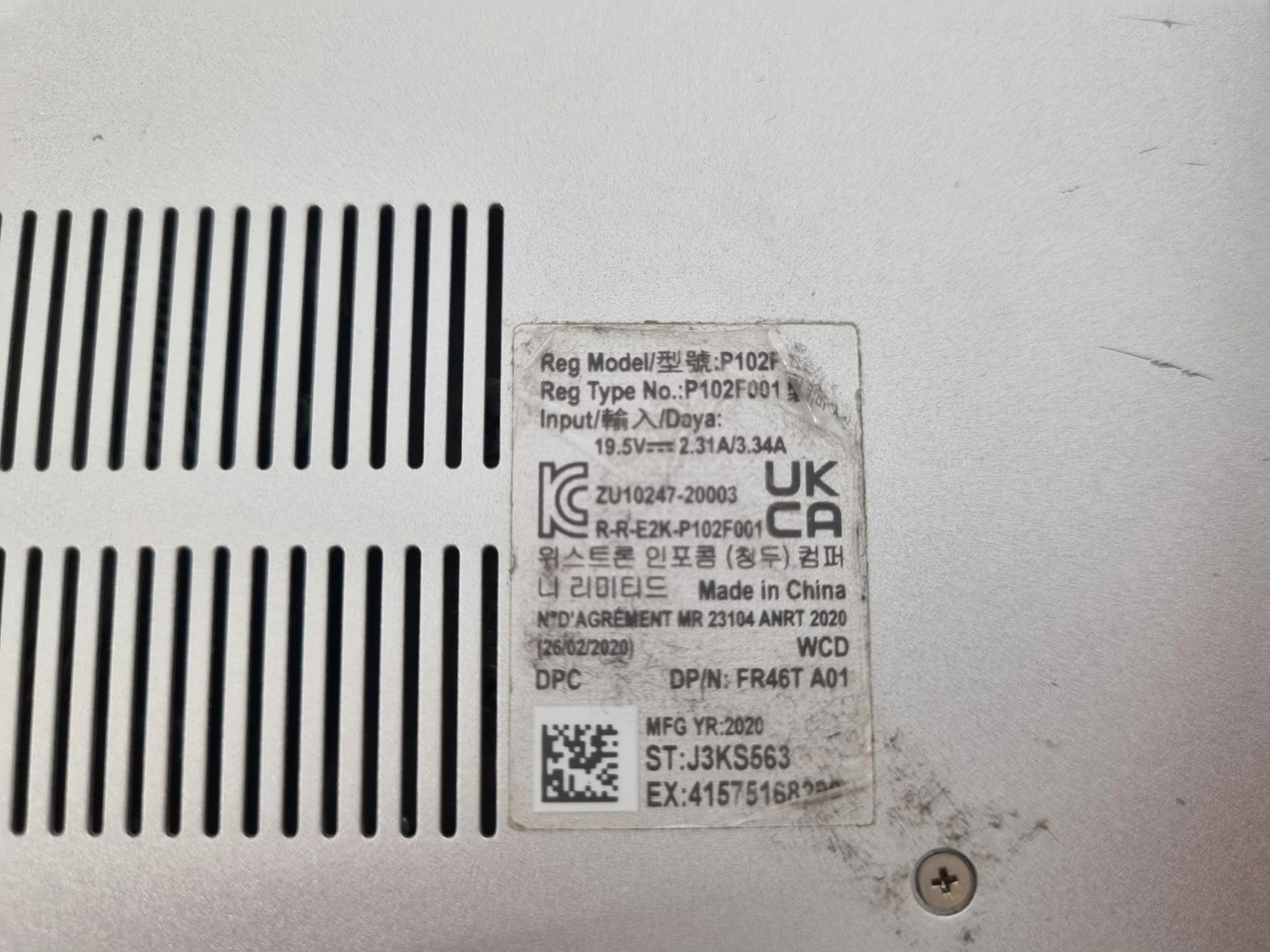 laptop-dell-p102f-i5-10gen-16gb-500-ssd-wielkosc-pamieci-ram-16-gb