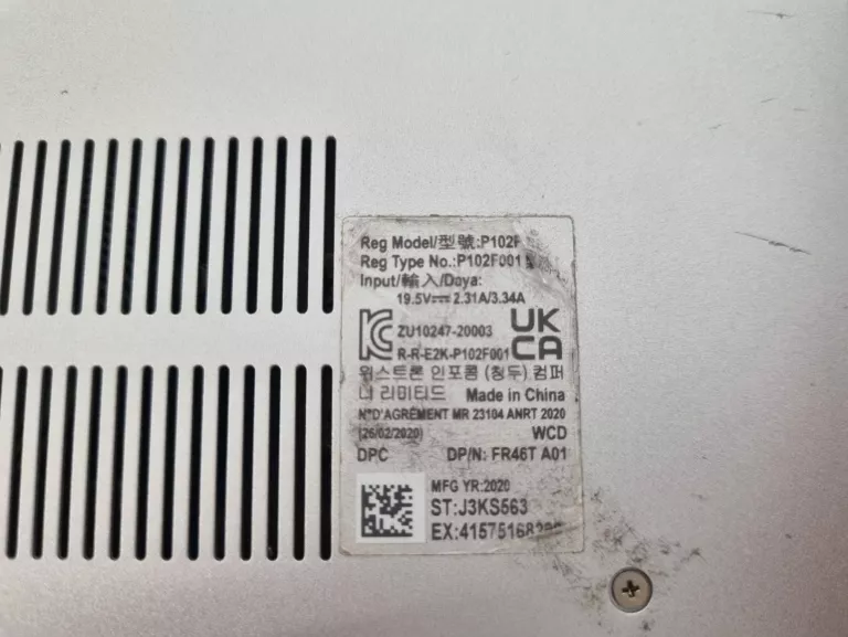 laptop-dell-p102f-i5-10gen-16gb-500-ssd-wielkosc-pamieci-ram-16-gb