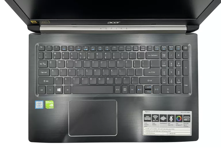 LAPTOP ACER ASPIRE 5 A515-51G-55B4 I5-8250U 4GB RAM 1000GB HDD 940MX WIN10