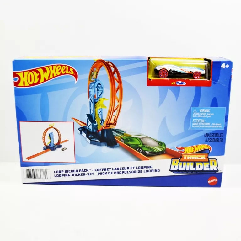 HOT WHEELS ZESTAW DO ROZBUDOWY GLC90 PĘTLA + AUTKO