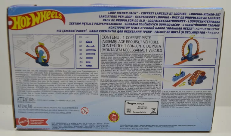 HOT WHEELS ZESTAW DO ROZBUDOWY GLC90 PĘTLA + AUTKO