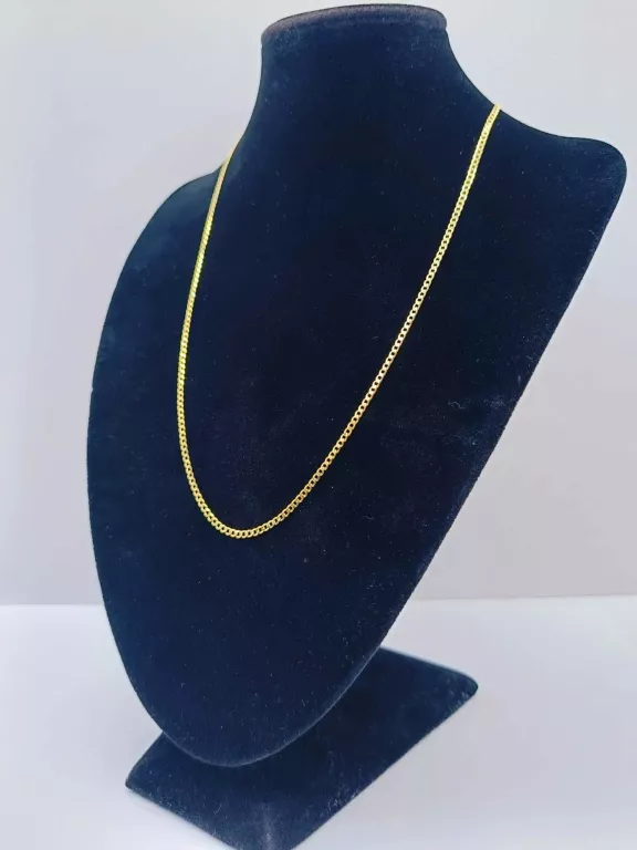ŚLICZNY ZŁOTY ŁAŃCUSZEK 2,84G/PR 585/DŁ.45CM