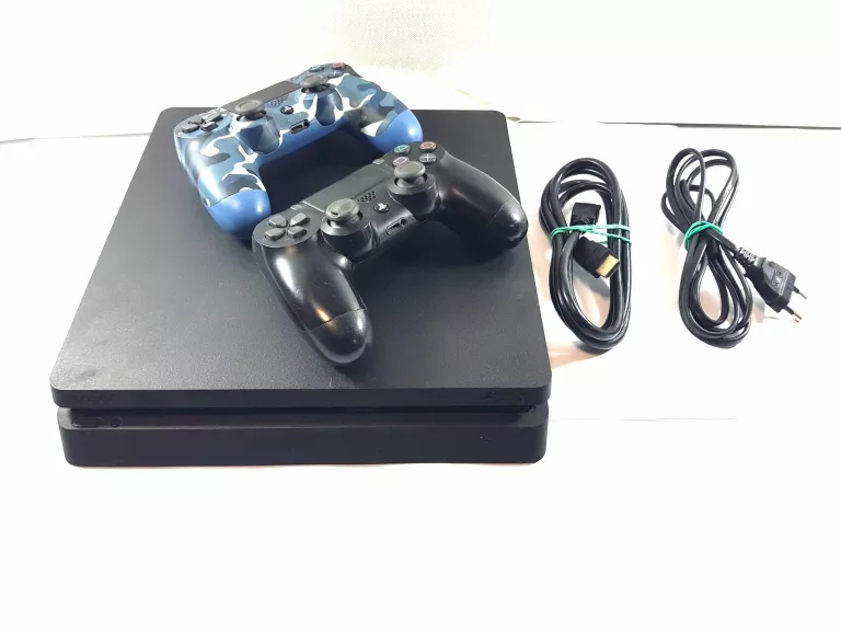 KONSOLA SONY PLAYSTATION 4  SLIM PS4 500GB + 2 PADY + 7 GIER