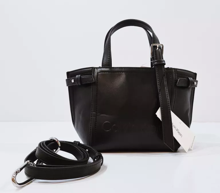 TOREBKA CALVIN KLEIN MINIMAL HARDWARE MINI TOTE CZARNA