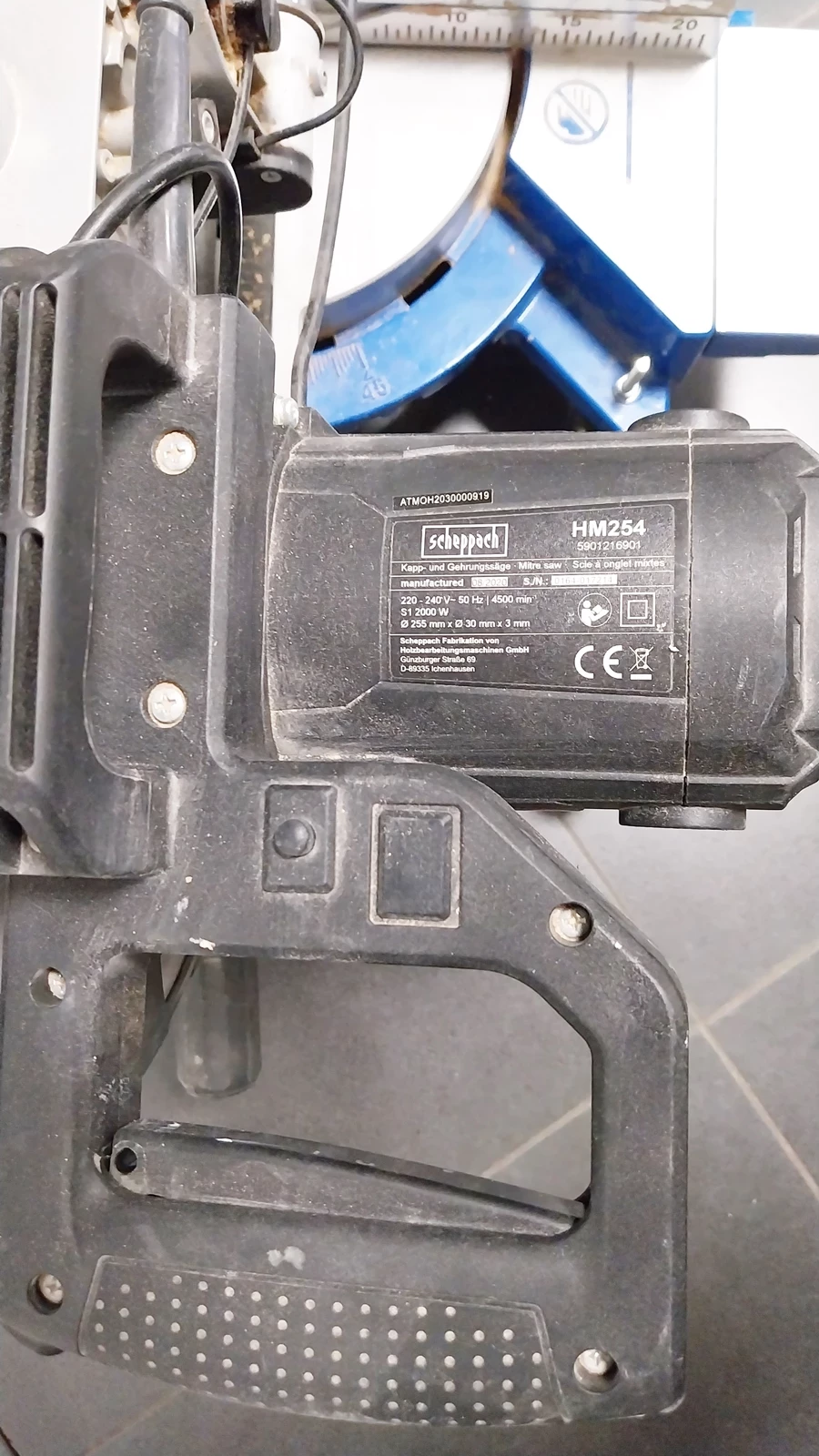 pila-ukosnica-scheppach-hm254-stan-ok-2020r-zasilanie-sieciowe