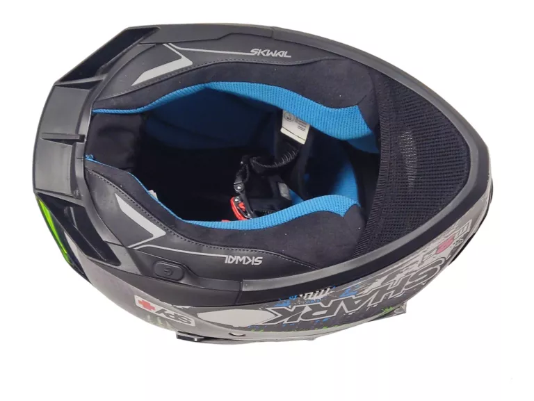 KASK MOTOCYKLOWY SHARK SKWAL Z LED ( XL ) + WOREK
