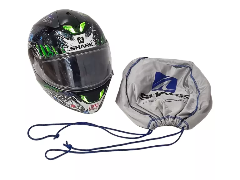KASK MOTOCYKLOWY SHARK SKWAL Z LED ( XL ) + WOREK