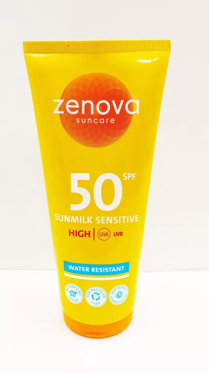 ZENOVA WODOODPORNE MLECZKO KREM DO OPALANIA Z FILTREM SPF 50 200 ML
