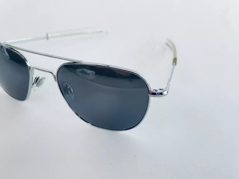 OKULARY AMERICAN OPTICAL ORIGINAL PILOT 140MM SILVER