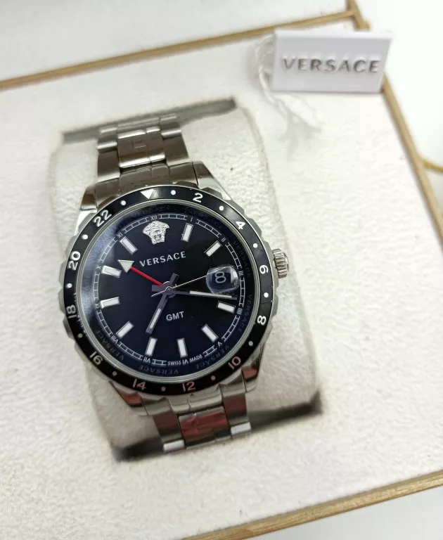 ZEGAREK MĘSKI VERSACE V1110/0017 HELLENYIUM GMT + PUDEŁKO
