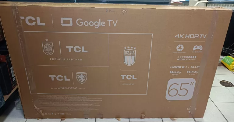 TELEWIZOR LED TCL 65P637 65" 4K UHD CZARNY KOMPLET GW!