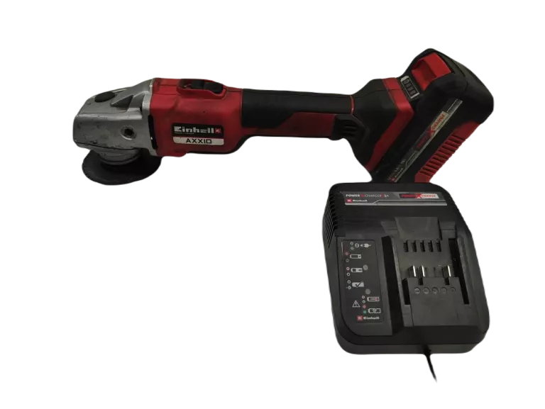 SZLIFIERKA KĄTOWA EINHELL AXXIO 18/125 Q+ AKU + ŁAD