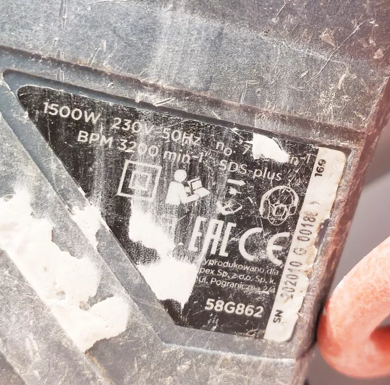MŁOT UDAROWY GRAPHITE 58G862 1500 W