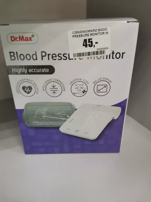 CIŚNIENIOMIERZ BOOD PRESSURE MONITOR W PUD