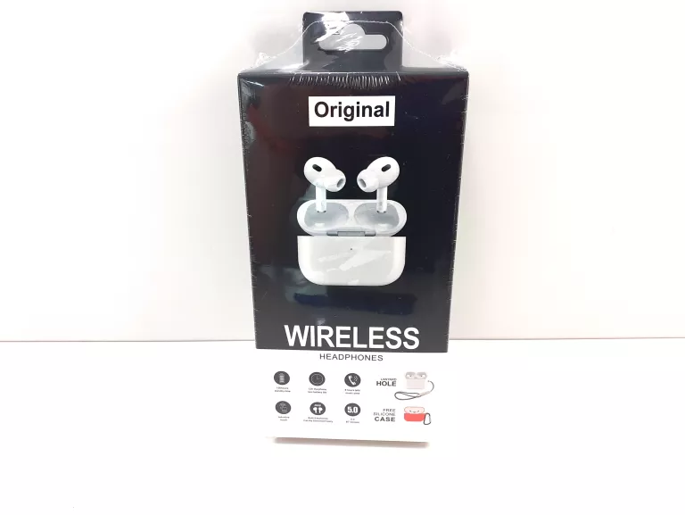 BIAŁE BEZPRZEWODOWE SŁUCHAWKI ORIGINAL WIRELESS HEADPHONES TWS