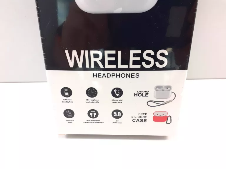 BIAŁE BEZPRZEWODOWE SŁUCHAWKI ORIGINAL WIRELESS HEADPHONES TWS