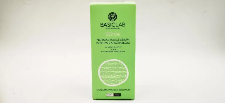 BASICLAB NORMALIZUJĄCE SERUM PRZECIW ZASKÓRNIKOM 30ML