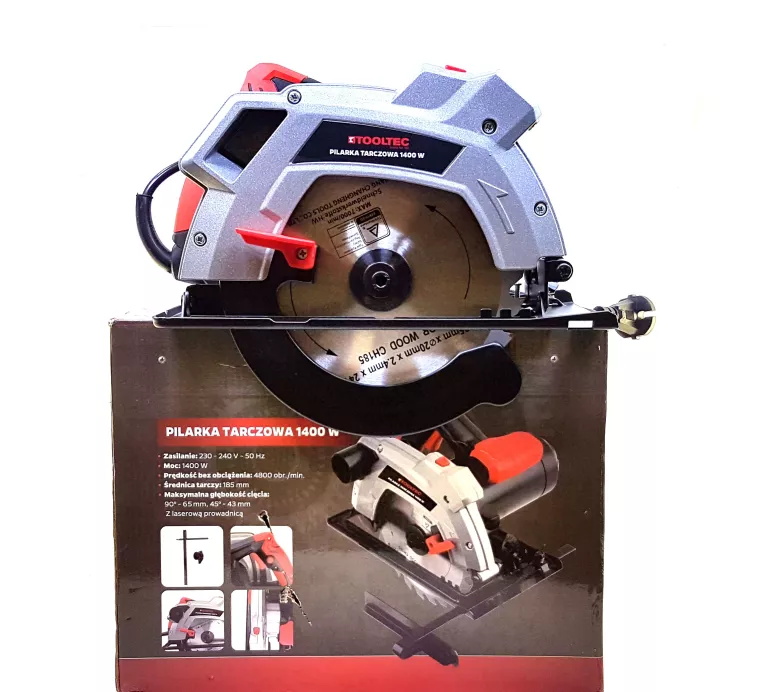 PILARKA TARCZOWA TOOLTEC 1400W