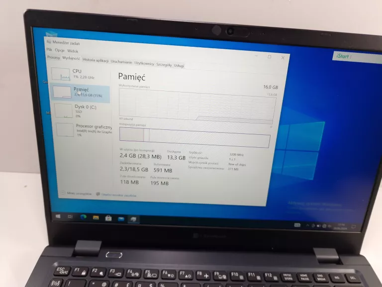 LAPTOP TOSHIBA DYNABOOK X30L I5-1135G7 16GB RAM 256 GB SSD SZWEDZKA KLAW.