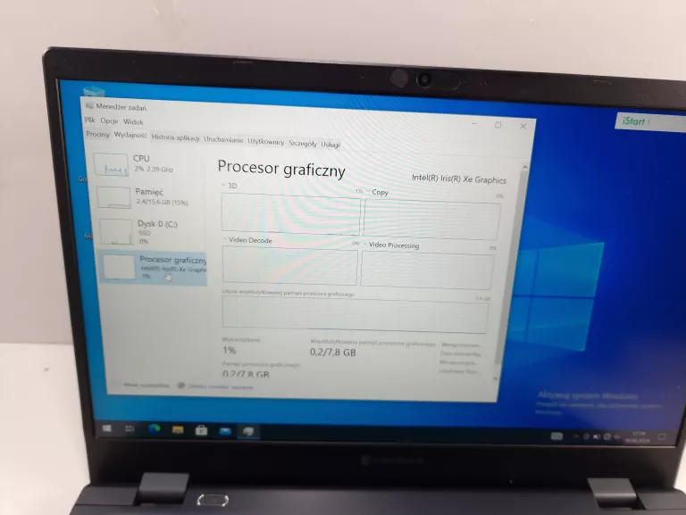 LAPTOP TOSHIBA DYNABOOK X30L I5-1135G7 16GB RAM 256 GB SSD SZWEDZKA KLAW.