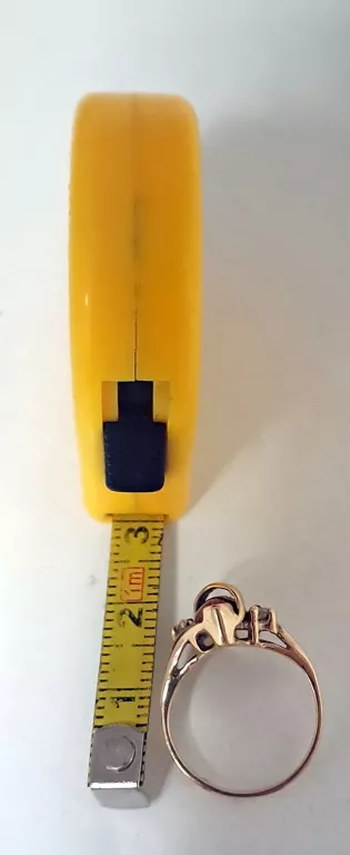 ZŁOTY PIERŚCIONEK 2,75 G, PR. 585 14 K ROZM. 8
