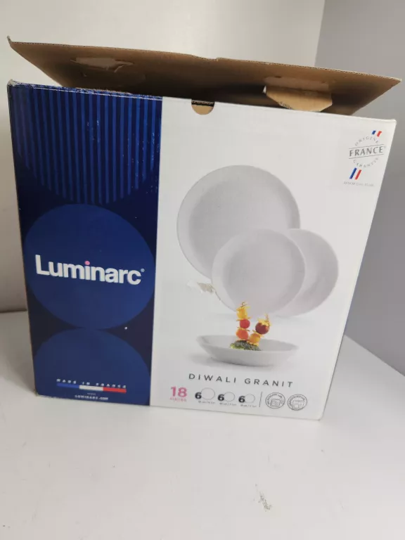 ZESTAW OBIADOWY DIWALI LUMINARC 18 ELEMENTÓW