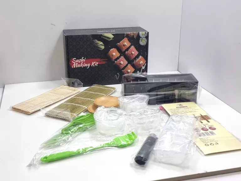ZESTAW DO ROBIENIA SUSHI Z ROLKĄ MATA NOŻEM + AKCESORIA