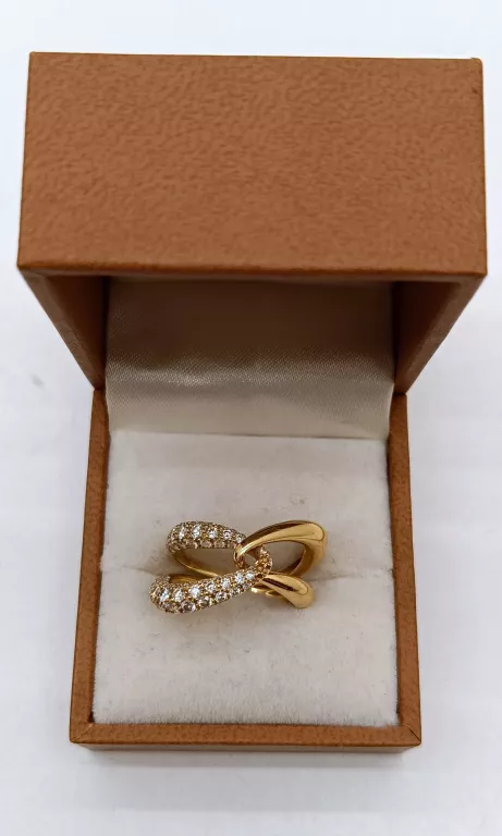 UNIKALNY ZŁOTY PIERŚCIONEK DIAMENT ROZM.15 14K!!!!!