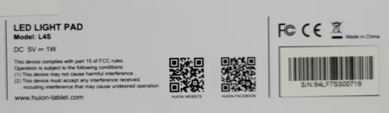 PODŚWIETLANA DESKA KREŚLARSKA LED HUION L4S