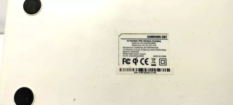 STERYLIZATOR UV SAMSUNG GP-TOU020SABWQ