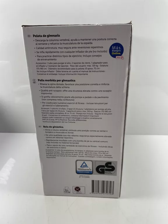 CRIVIT PIŁKA GIMNASTYCZNA 75CM