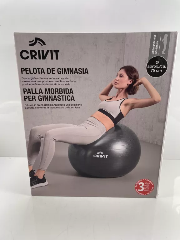 CRIVIT PIŁKA GIMNASTYCZNA 75CM